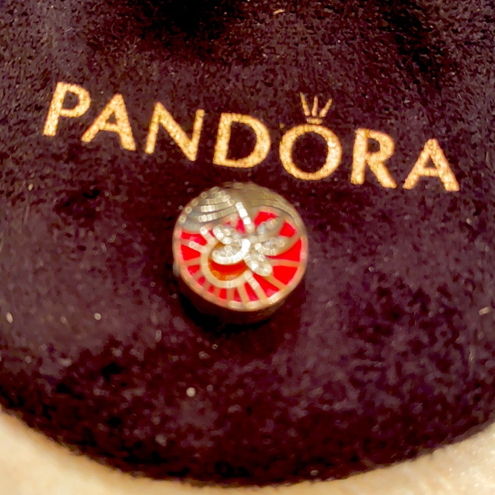 Pandora charm- tropical paradise sunset. Brand new